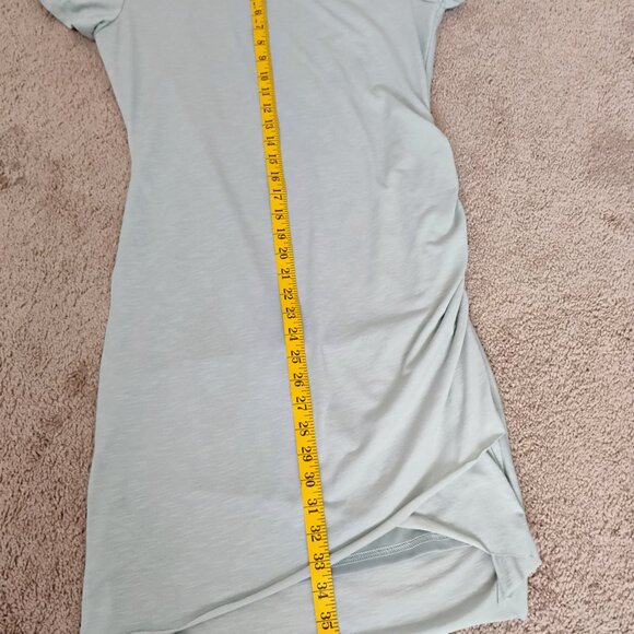 BTFBM Size Medium Light Green gathered Dress - Picture 9 of 11